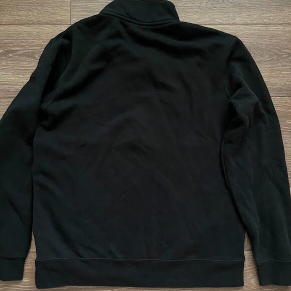 Nike Black White 1/4 Quarter Zip Long Sleeve Sweatshirt Size Medium - Picture 8 of 14